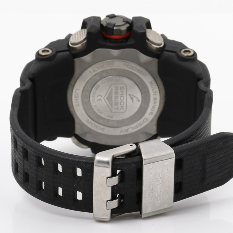 卡西歐 G-SHOCK Master of G Land Mudmaster GWG10001AJF 男士腕錶，黑色樹脂/不鏽鋼-4