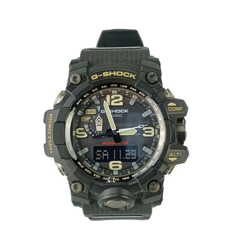 Casio G-SHOCK MASTER OF G LAND MUDMASTER GWG10001AJF 男士腕錶，黑色錶盤，樹脂和不銹鋼材質-0