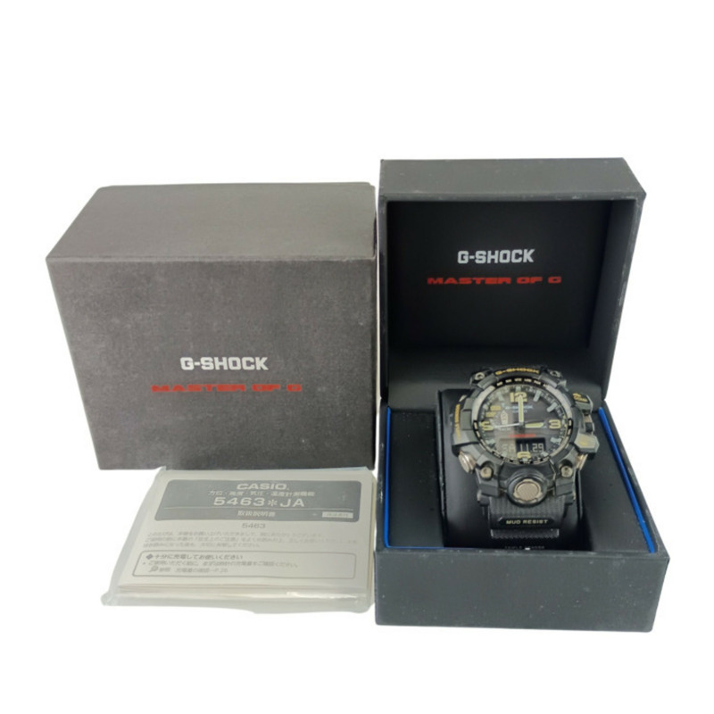 Casio G-SHOCK MASTER OF G LAND MUDMASTER GWG10001AJF 男士腕錶，黑色錶盤，樹脂和不銹鋼材質-9