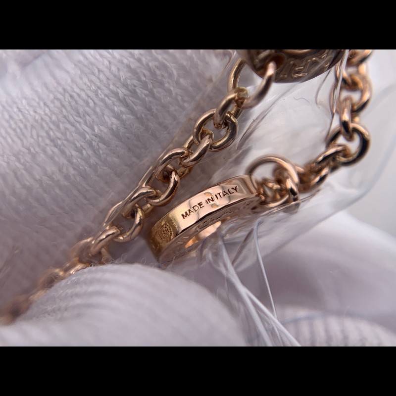 Bvlgari  B.ZERO1 18k玫瑰金經典彈簧項鍊-11