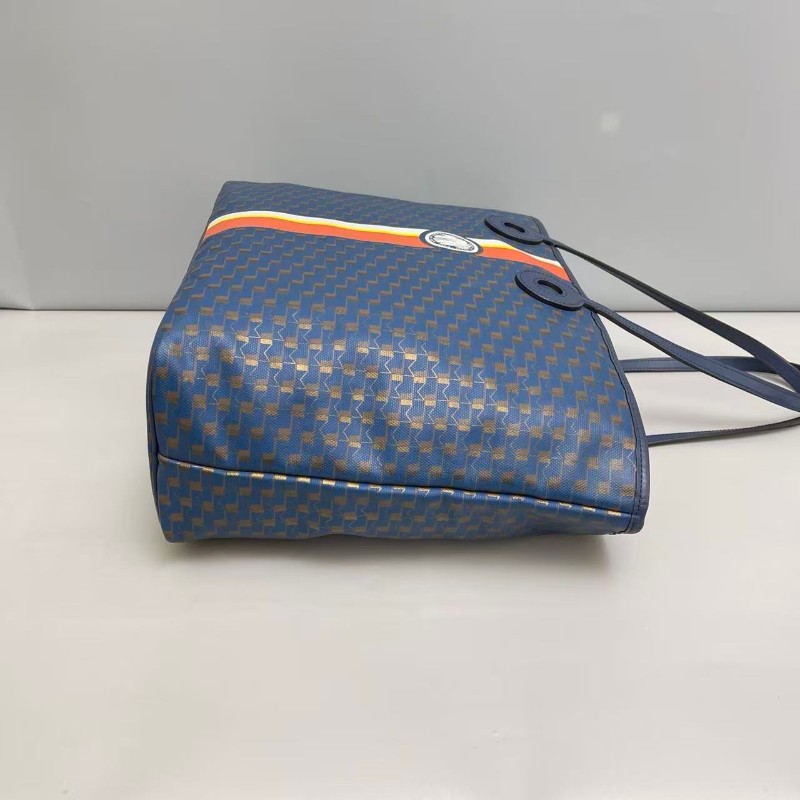 Moynat 藍色全皮印花購物袋-2