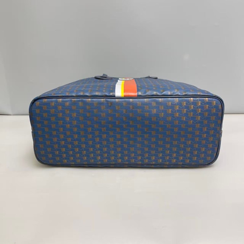 Moynat 藍色全皮印花購物袋-4