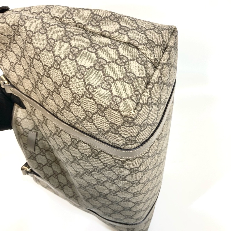 🥨超優惠 GUCCI原花銀釦拼灰牛皮雙肩托特包 197953-10