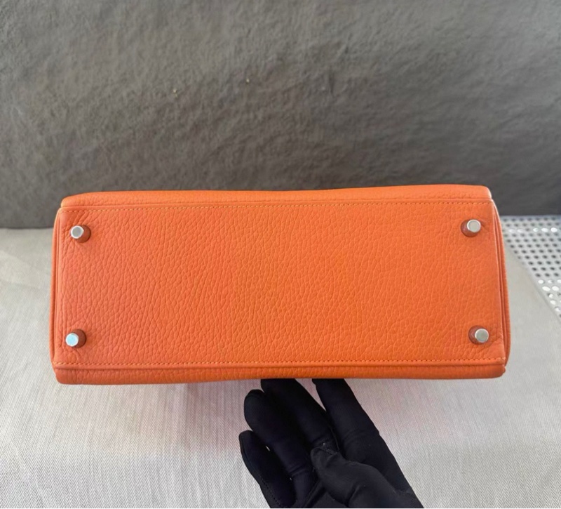 Hermes kelly 28，橙色，99新 ，配件齊全，保存很好。-2