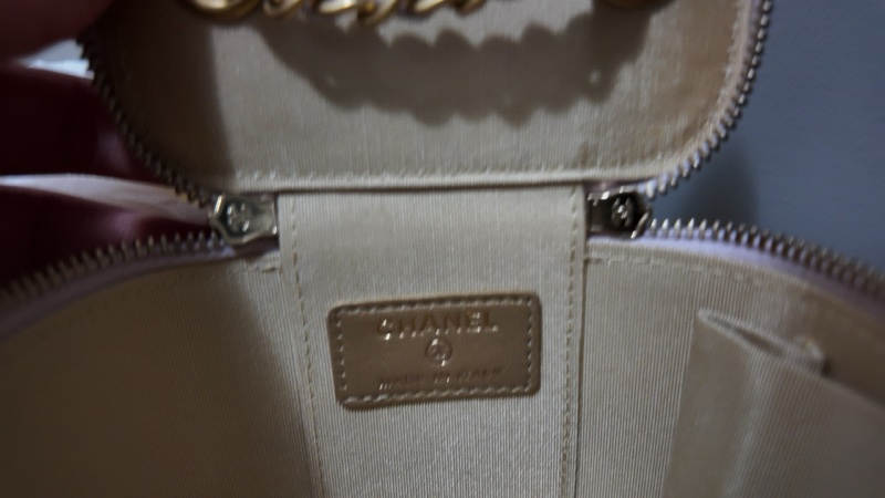 Chanel 金球小盒子mini 淡灰色-7