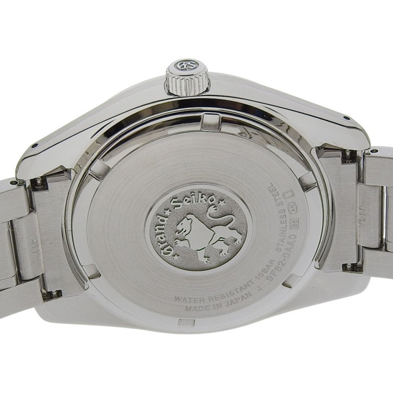 近全新 Grand Seiko Heritage 系列日期顯示腕錶 9F82 0AA0 SBGV007 黑色錶盤不鏽鋼石英男士腕錶-3