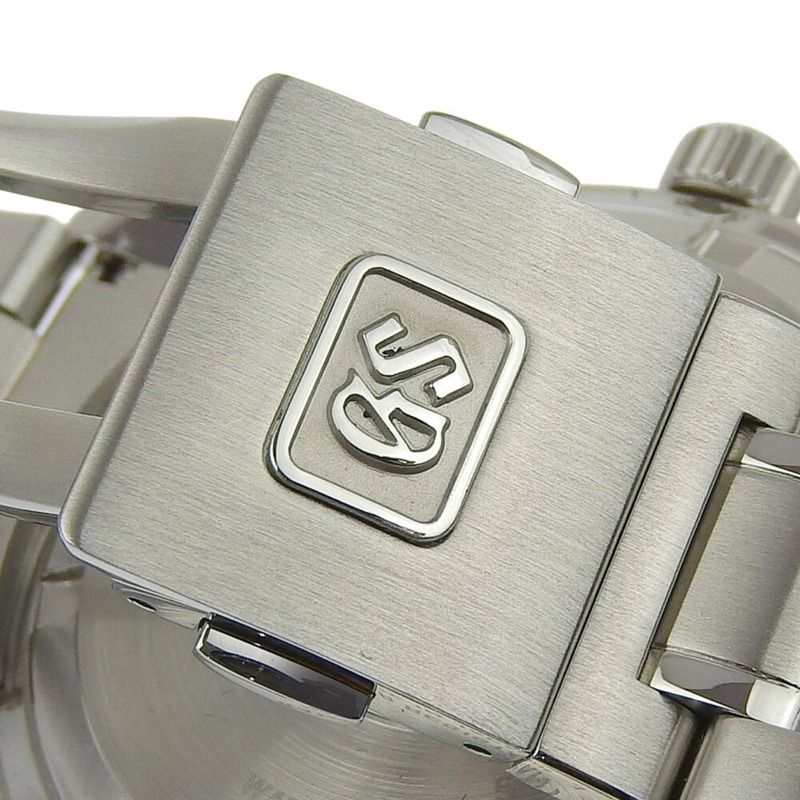 近全新 Grand Seiko Heritage 系列日期顯示腕錶 9F82 0AA0 SBGV007 黑色錶盤不鏽鋼石英男士腕錶-5