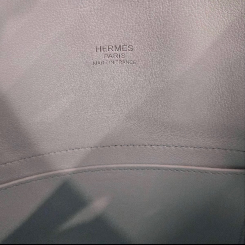 有購証🩷 愛馬仕 Bolide27 馬卡龍藍 銀扣 A刻 鎖具齊全 有塵袋 小票-5