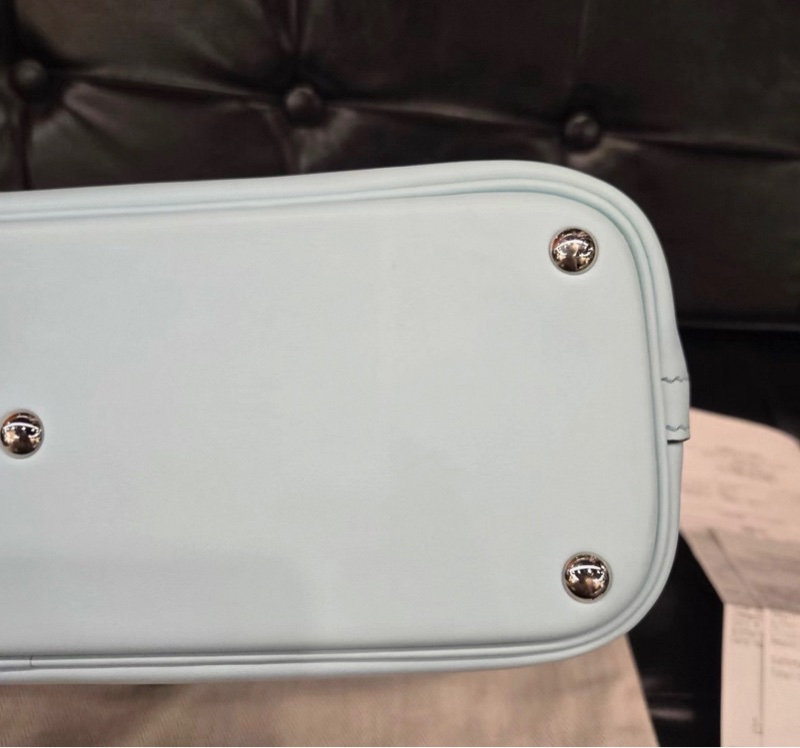 有購証🩷 愛馬仕 Bolide27 馬卡龍藍 銀扣 A刻 鎖具齊全 有塵袋 小票-7