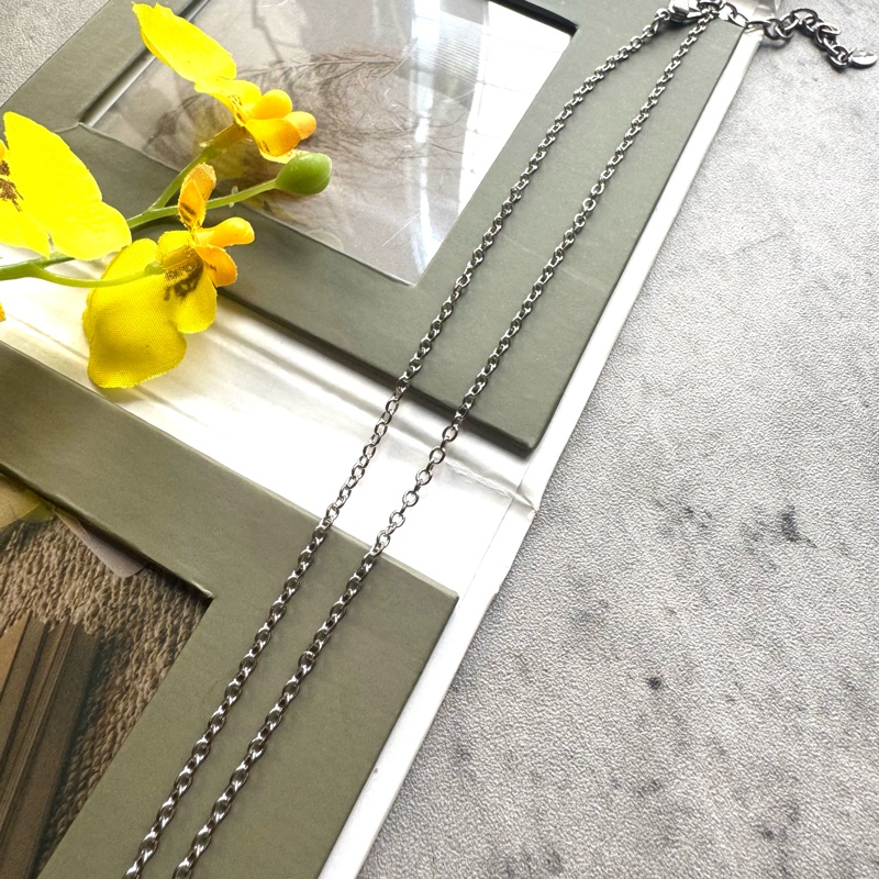 Givenchy 皓石愛心項鏈 鍍銀-10