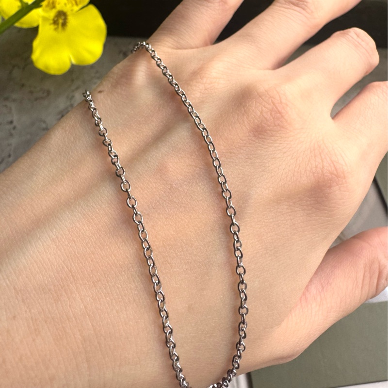 Givenchy 皓石愛心項鏈 鍍銀-13