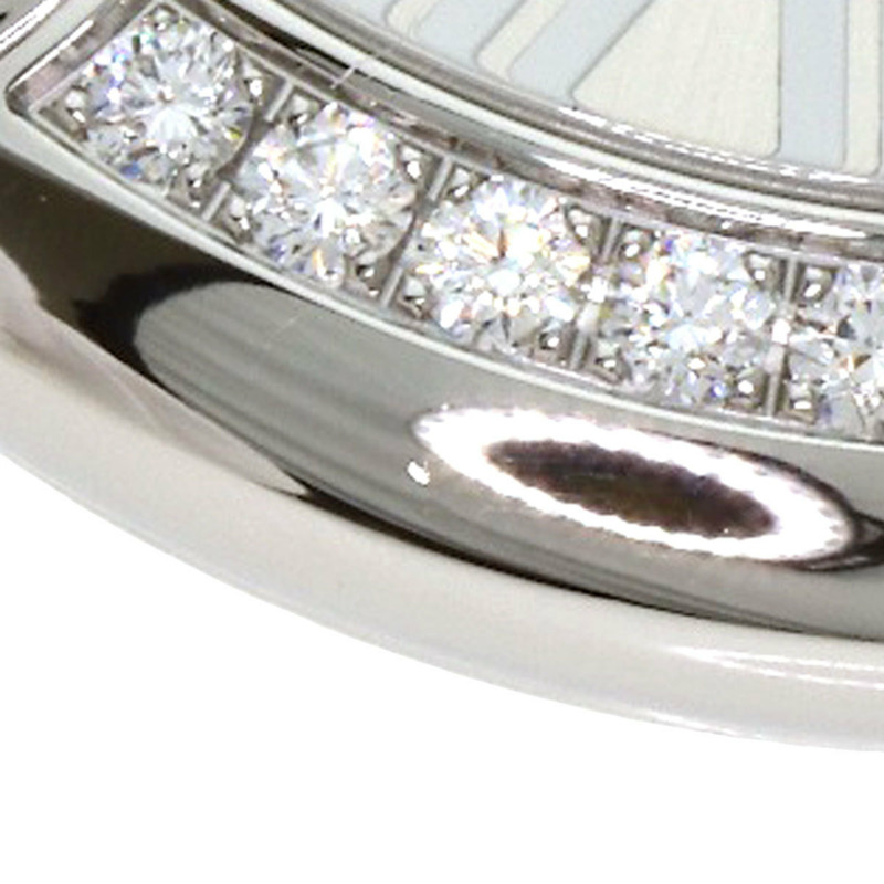 卡地亞 W4BL0002 Ballon Blanc 26毫米精鋼/皮革女士腕錶-12