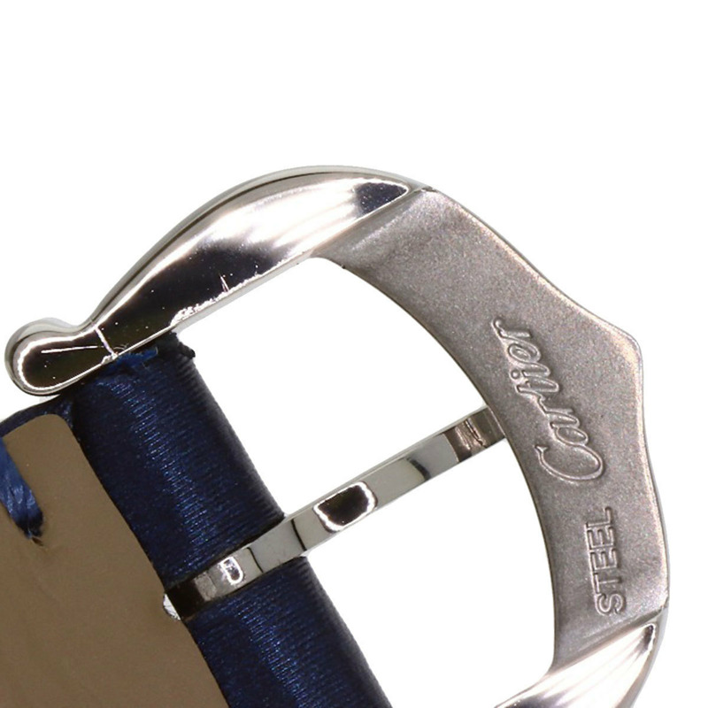 卡地亞 W4BL0002 Ballon Blanc 26毫米精鋼/皮革女士腕錶-19