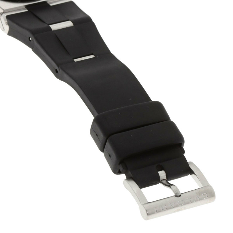 寶格麗 DG42SVCH Diagono 男士計時腕錶，精鋼錶殼搭配橡膠錶帶-8