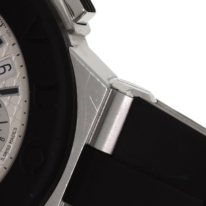 寶格麗 DG42SVCH Diagono 男士計時腕錶，精鋼錶殼搭配橡膠錶帶-18