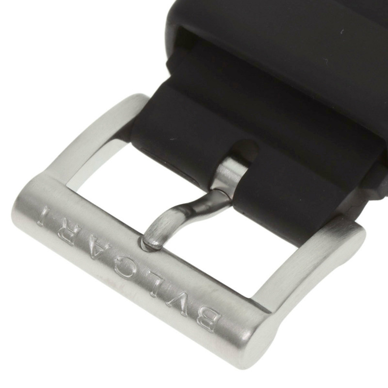 寶格麗 DG42SVCH Diagono 男士計時腕錶，精鋼錶殼搭配橡膠錶帶-21