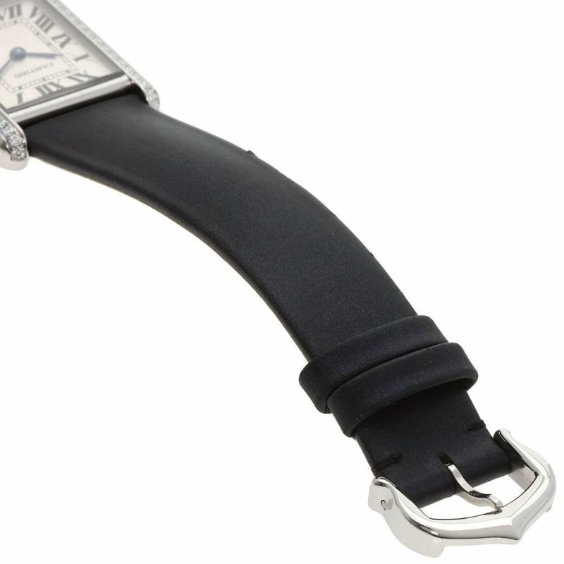 卡地亞 Tank Must de SM 鑽石腕錶 W4TA0016，不鏽鋼/皮革/鑽石，女款-10