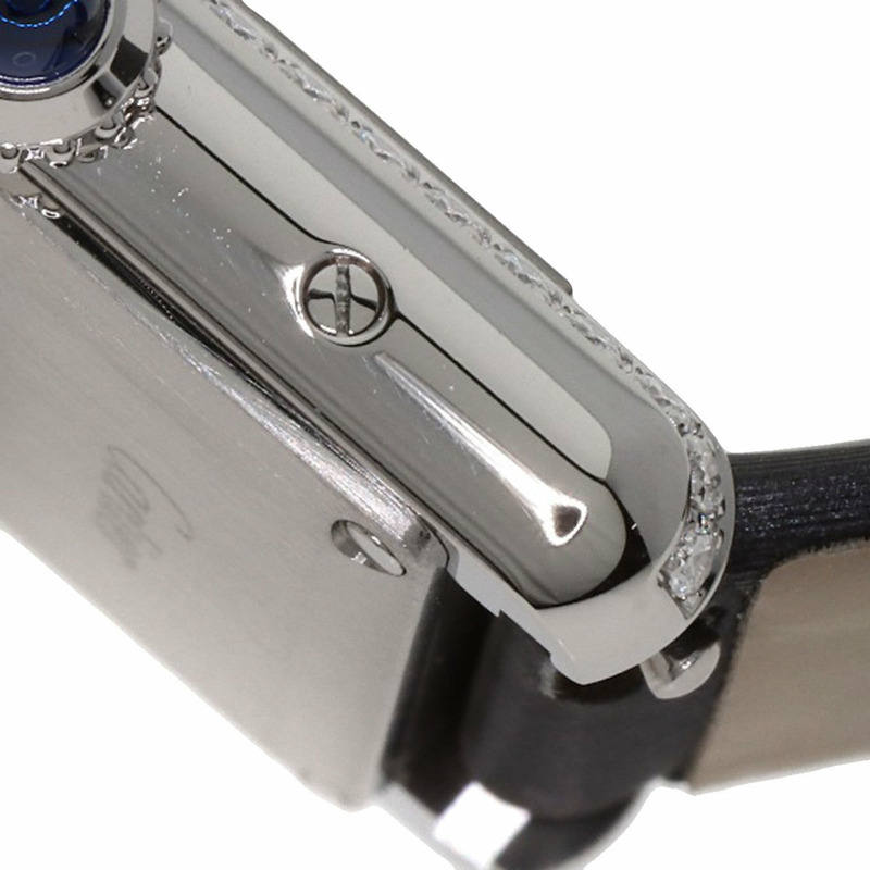 卡地亞 Tank Must de SM 鑽石腕錶 W4TA0016，不鏽鋼/皮革/鑽石，女款-13