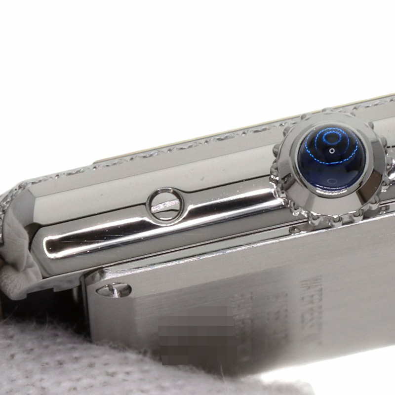 卡地亞 Tank Must de SM 鑽石腕錶 W4TA0016，不鏽鋼/皮革/鑽石，女款-14