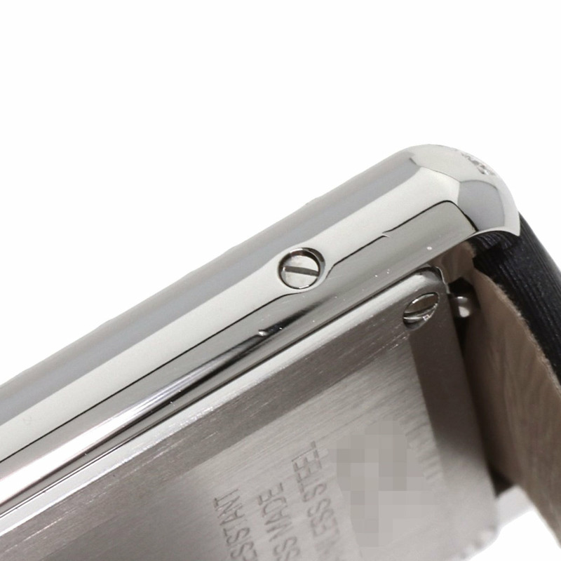 卡地亞 Tank Must de SM 鑽石腕錶 W4TA0016，不鏽鋼/皮革/鑽石，女款-16