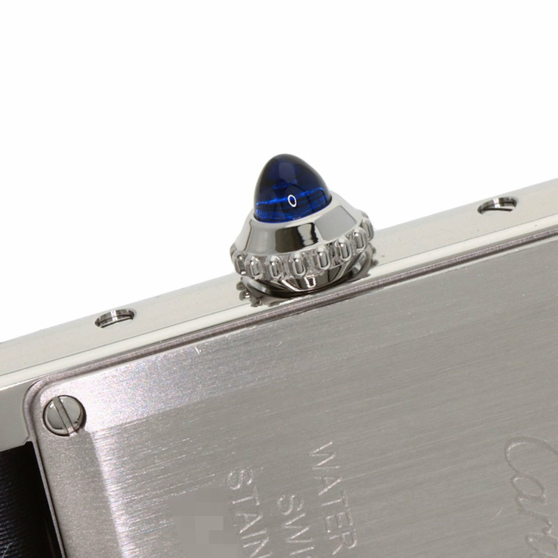 卡地亞 Tank Must de SM 鑽石腕錶 W4TA0016，不鏽鋼/皮革/鑽石，女款-20