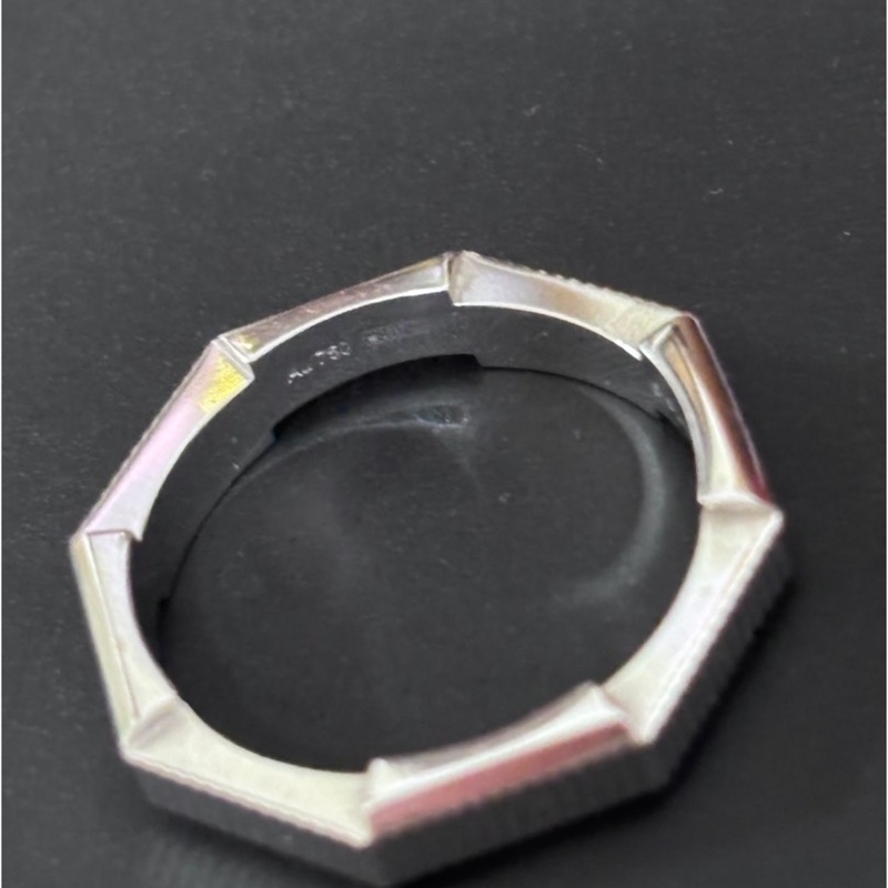 Gucci link to love 18K鉑金戒指-3