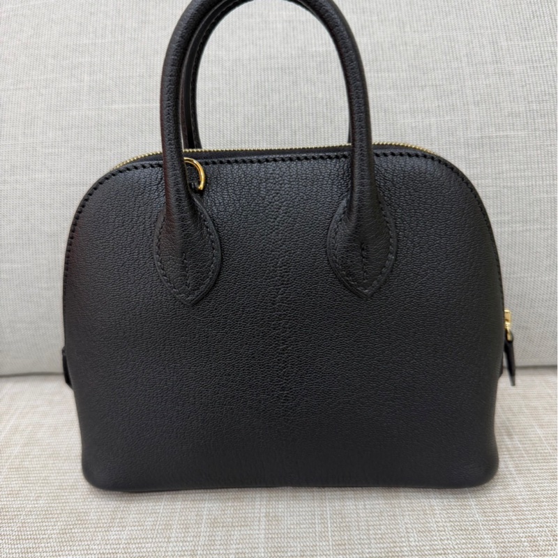 愛馬仕Hermes Mini bolide 黑金 K刻-6
