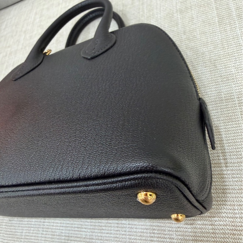 愛馬仕Hermes Mini bolide 黑金 K刻-11