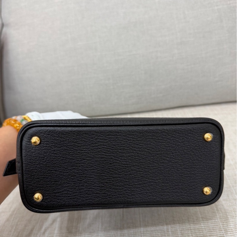 愛馬仕Hermes Mini bolide 黑金 K刻-13