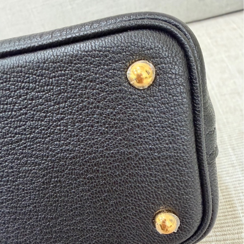 愛馬仕Hermes Mini bolide 黑金 K刻-14