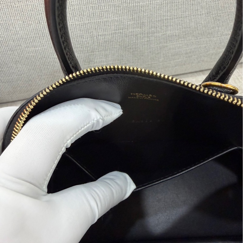 愛馬仕Hermes Mini bolide 黑金 K刻-24