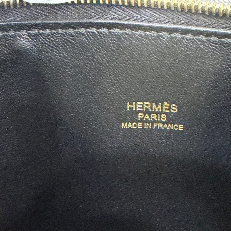 愛馬仕Hermes Mini bolide 黑金 K刻-25