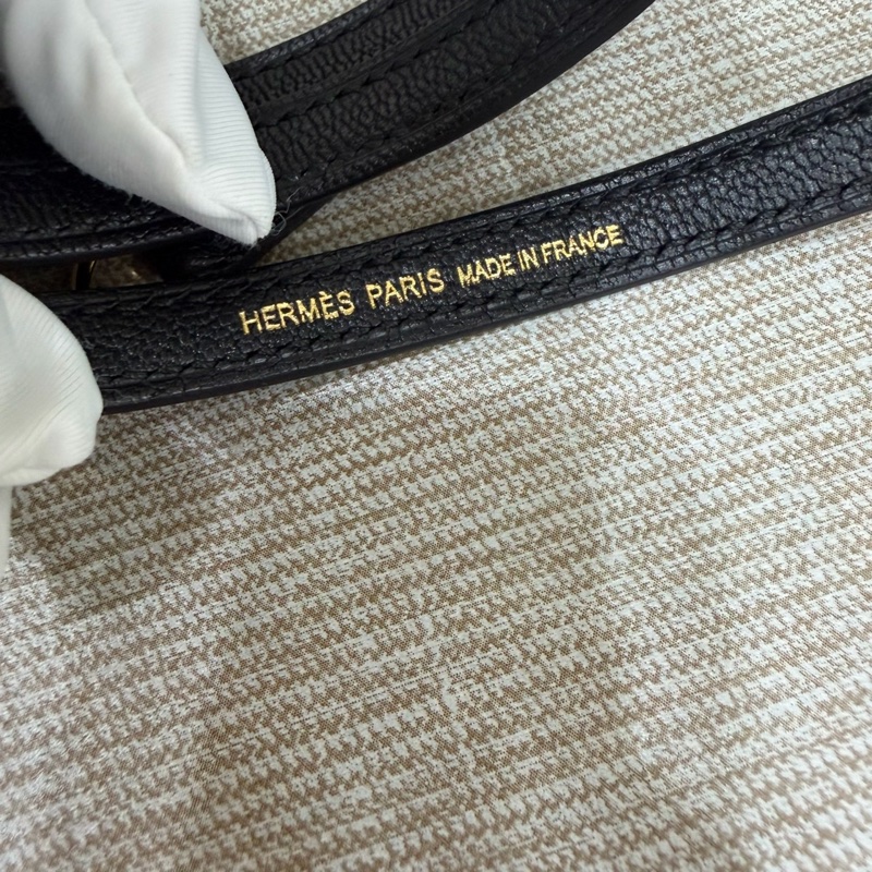 愛馬仕Hermes Mini bolide 黑金 K刻-28