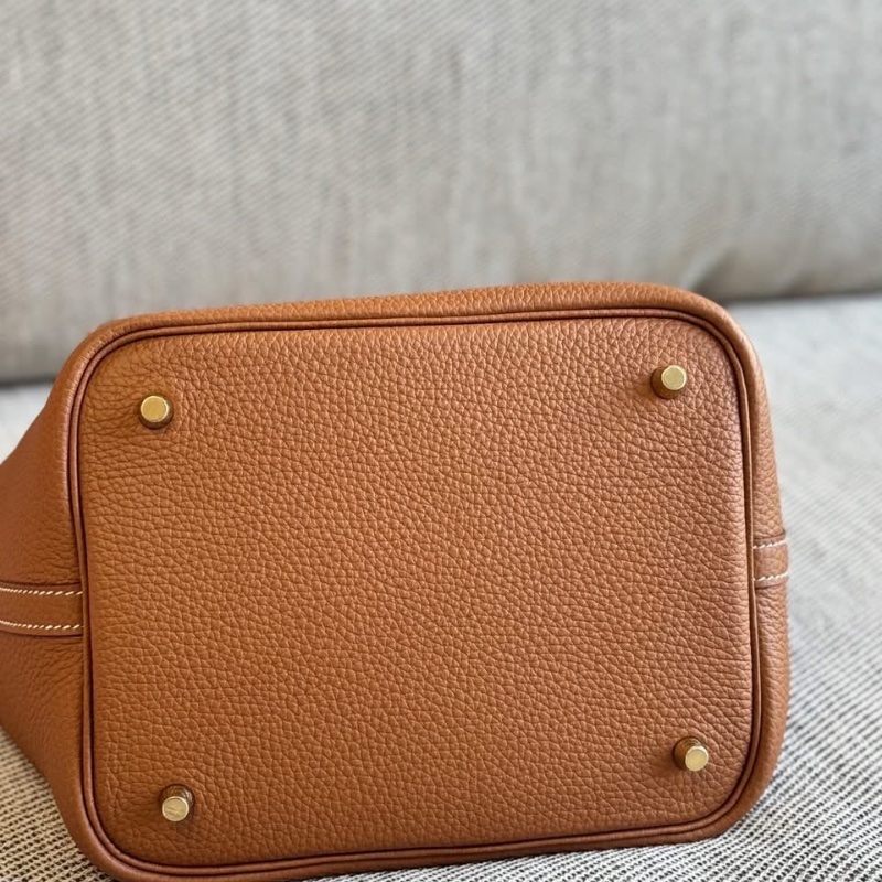 Hermes Picotin 22 金棕金扣 B刻-7