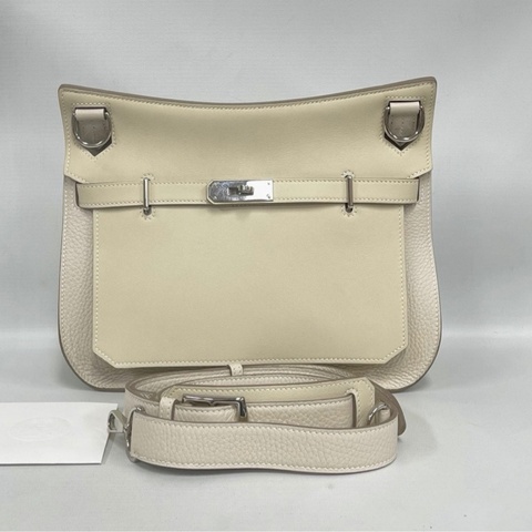 Hermes愛馬仕 Jypsiere 28 吉普賽28 白色銀扣 T刻