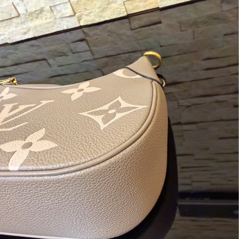 LV M46112 bagatelle大象灰壓花牛角包 手提包 斜背包-11