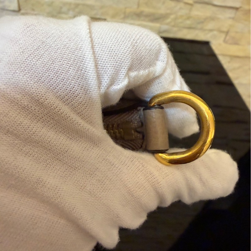 LV M46112 bagatelle大象灰壓花牛角包 手提包 斜背包-16