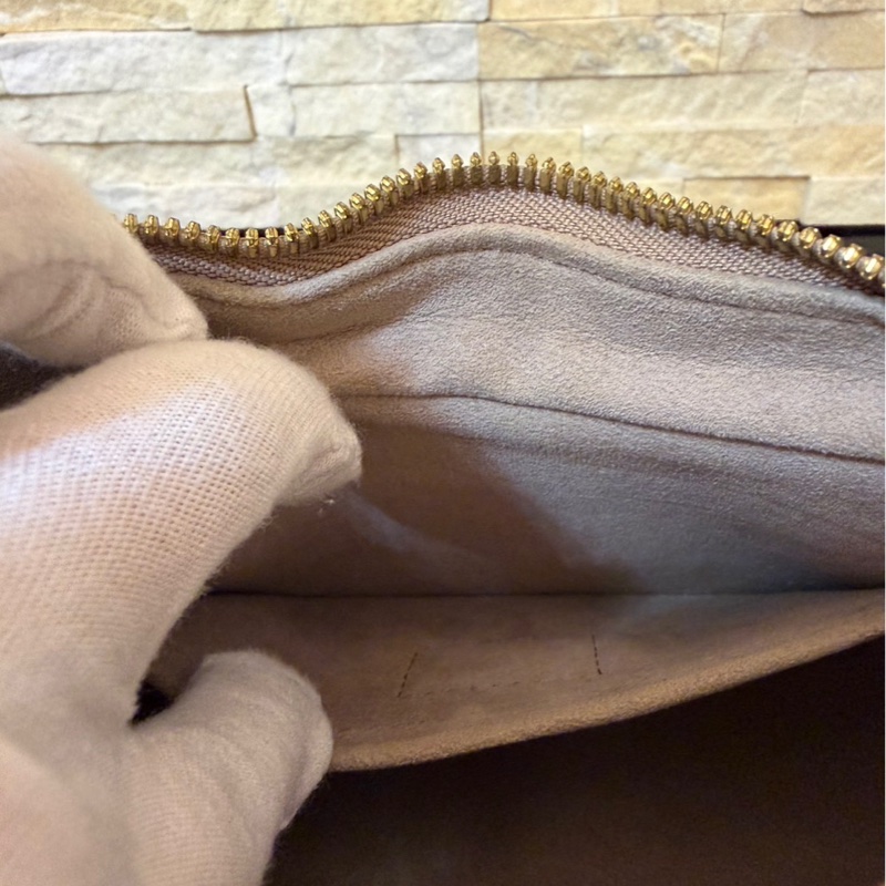 LV M46112 bagatelle大象灰壓花牛角包 手提包 斜背包-18