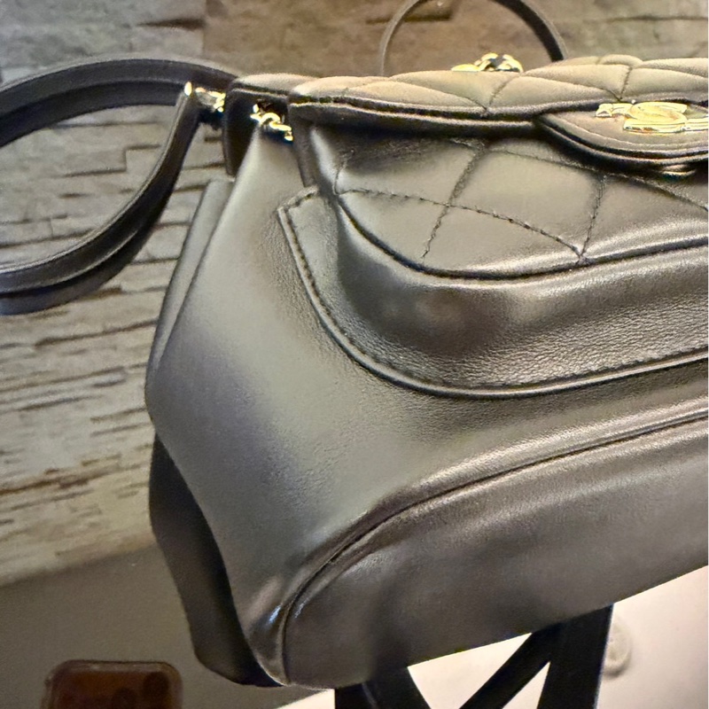 香奈兒CHANEL✨爆款duma雙肩包 黑金-11