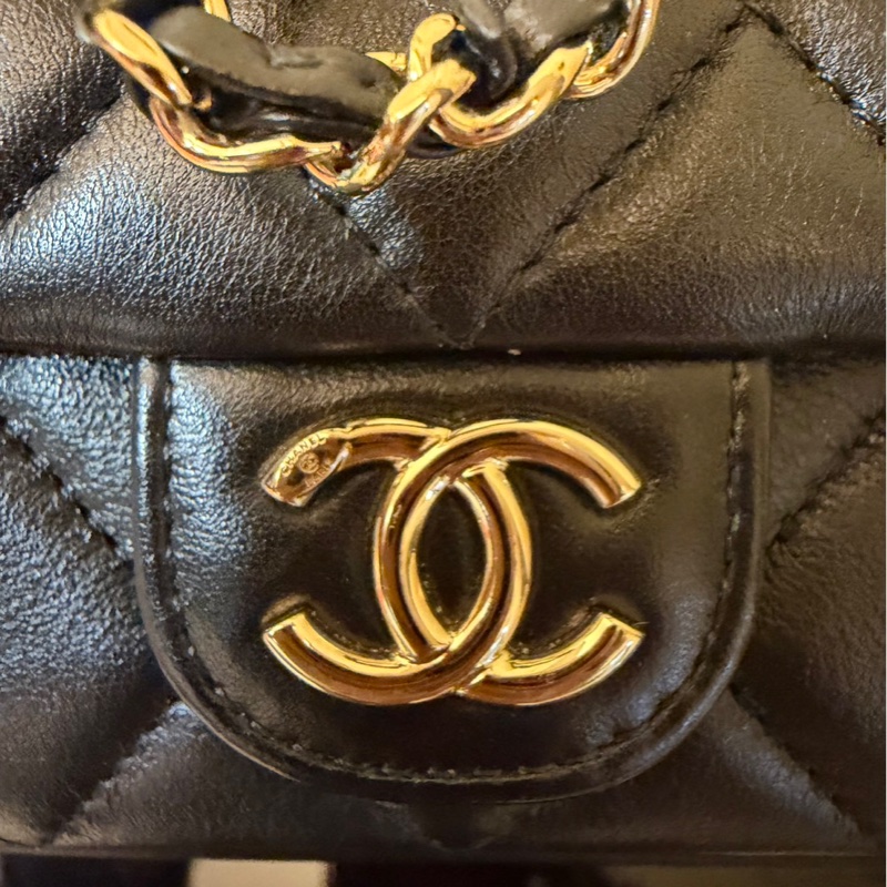 香奈兒CHANEL✨爆款duma雙肩包 黑金-17