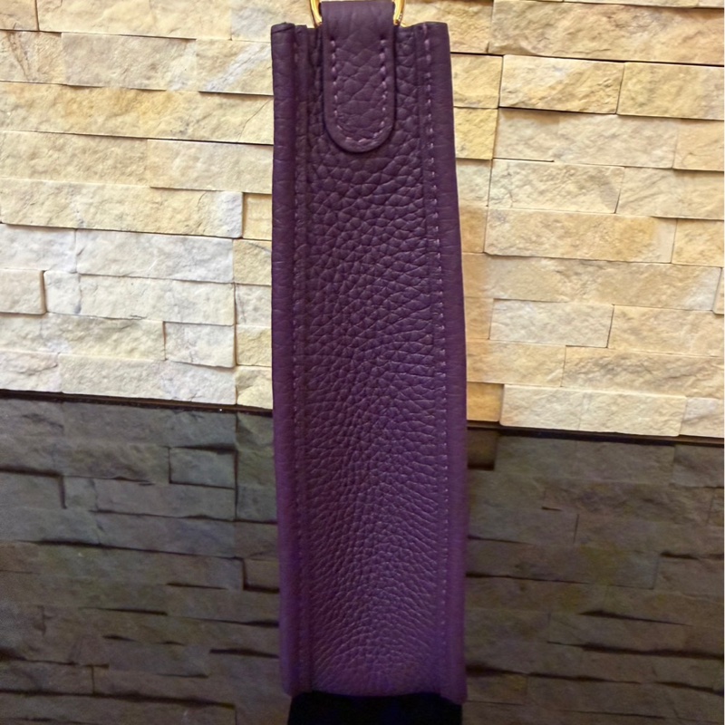 愛馬仕Hermes mini evelyne加侖紫金扣 W刻-8