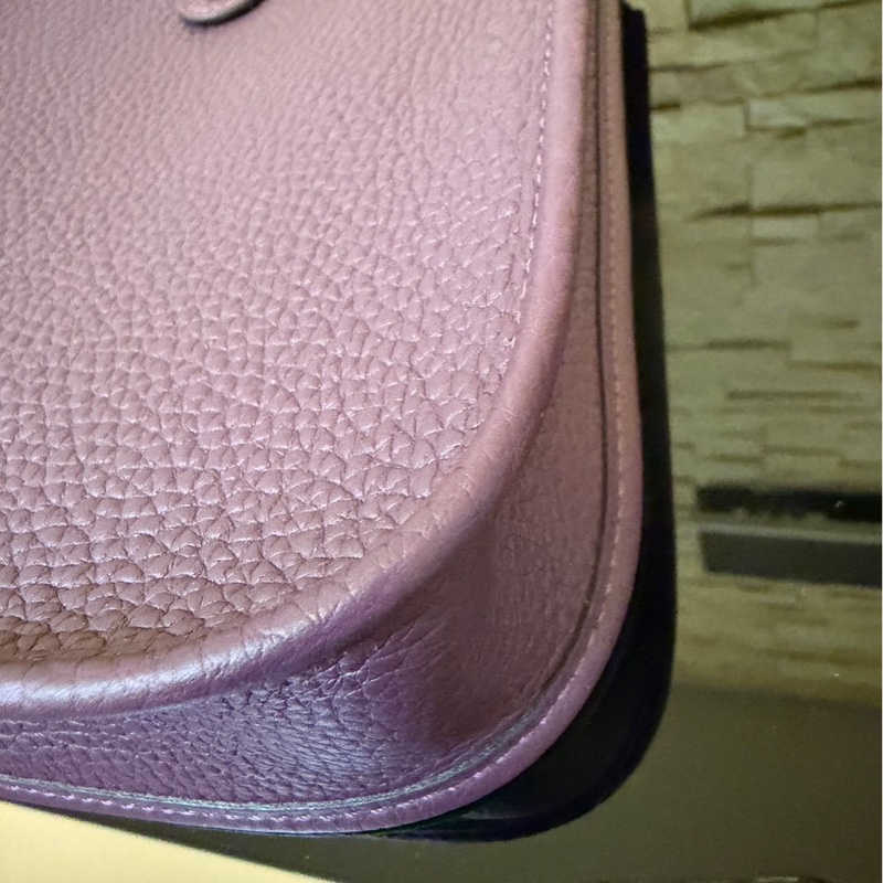 愛馬仕Hermes mini evelyne加侖紫金扣 W刻-12