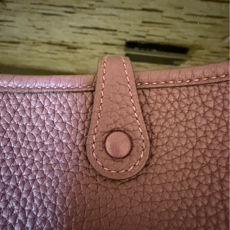 愛馬仕Hermes mini evelyne加侖紫金扣 W刻-16