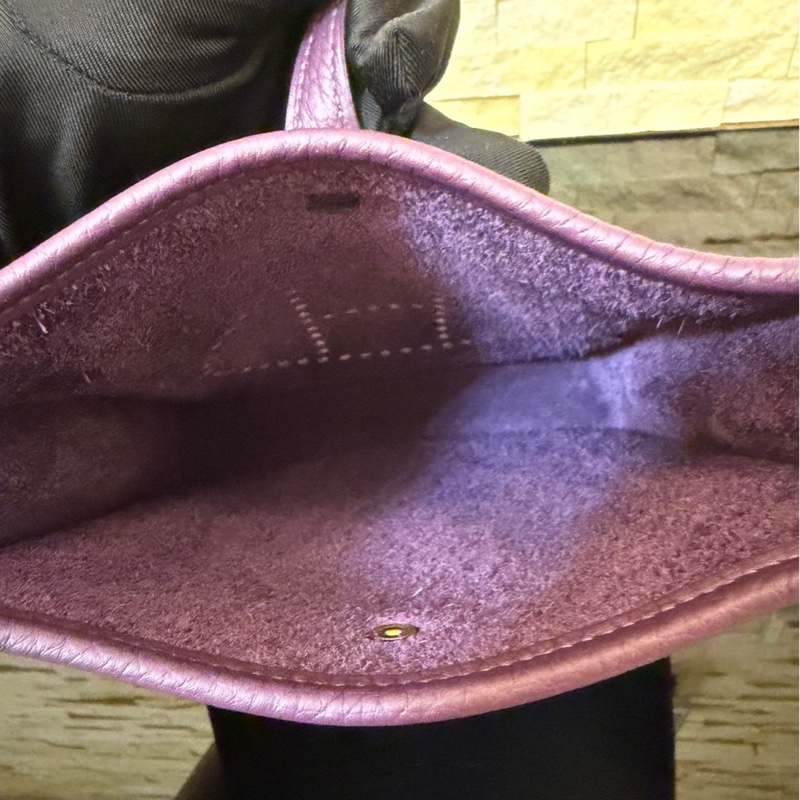 愛馬仕Hermes mini evelyne加侖紫金扣 W刻-18