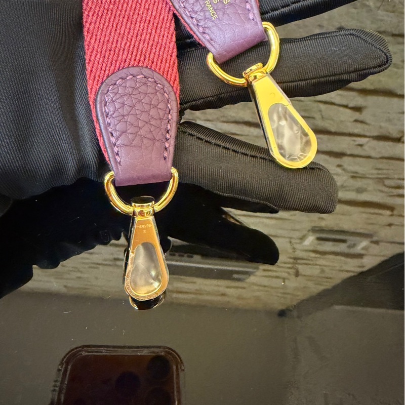 愛馬仕Hermes mini evelyne加侖紫金扣 W刻-23