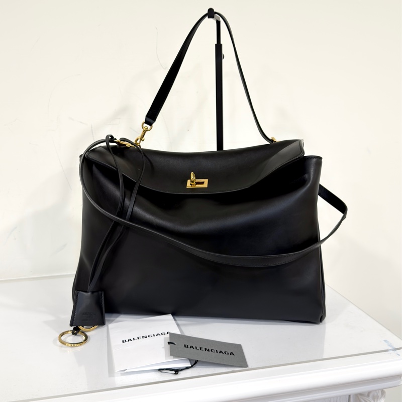 #大全配🈶台灣購證 #專櫃15萬 巴黎世家黑金Rodeo 33cm #超甜💰出清割愛-0