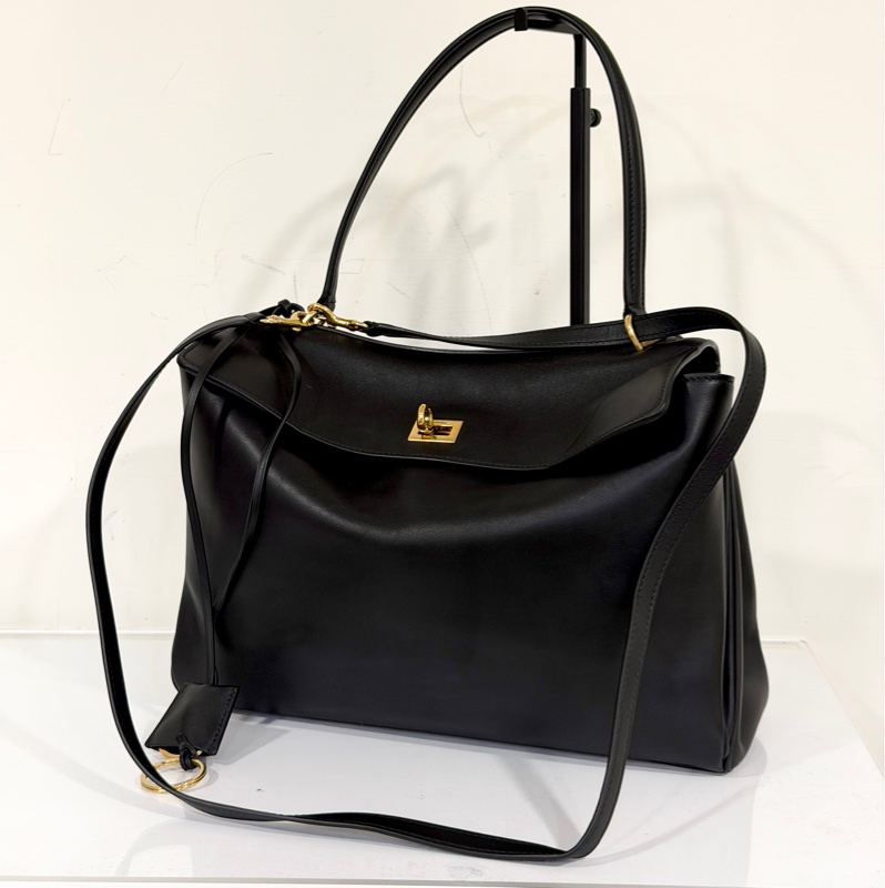 #大全配🈶台灣購證 #專櫃15萬 巴黎世家黑金Rodeo 33cm #超甜💰出清割愛-5