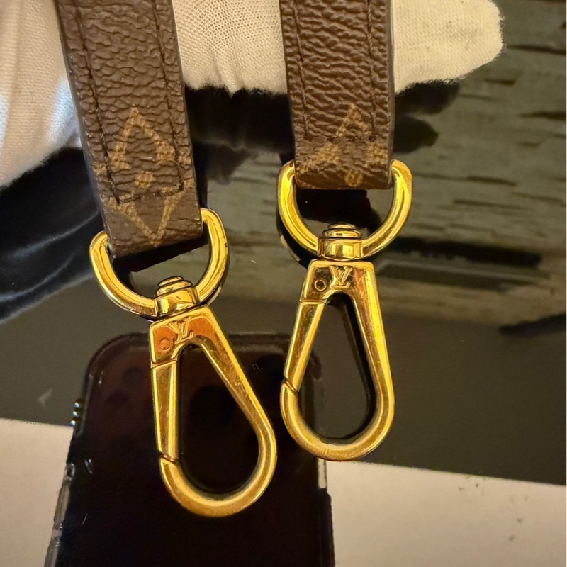 LV  經典MONTAIGNE  BB  系列三層  手提包  肩背包  斜背包  蒙田包  三用包-71