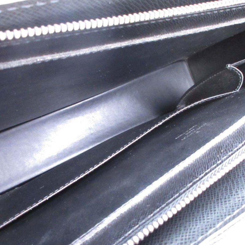 路易威登 M30052 Taiga Porte-Document Rozan 商務公事包 黑色 男女通用-5