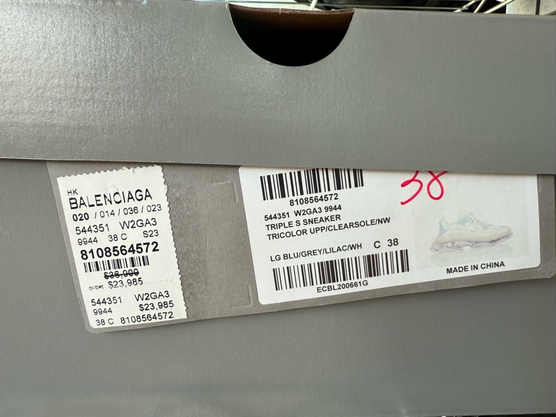 Balenciaga 巴黎世家 Triple s 38-5